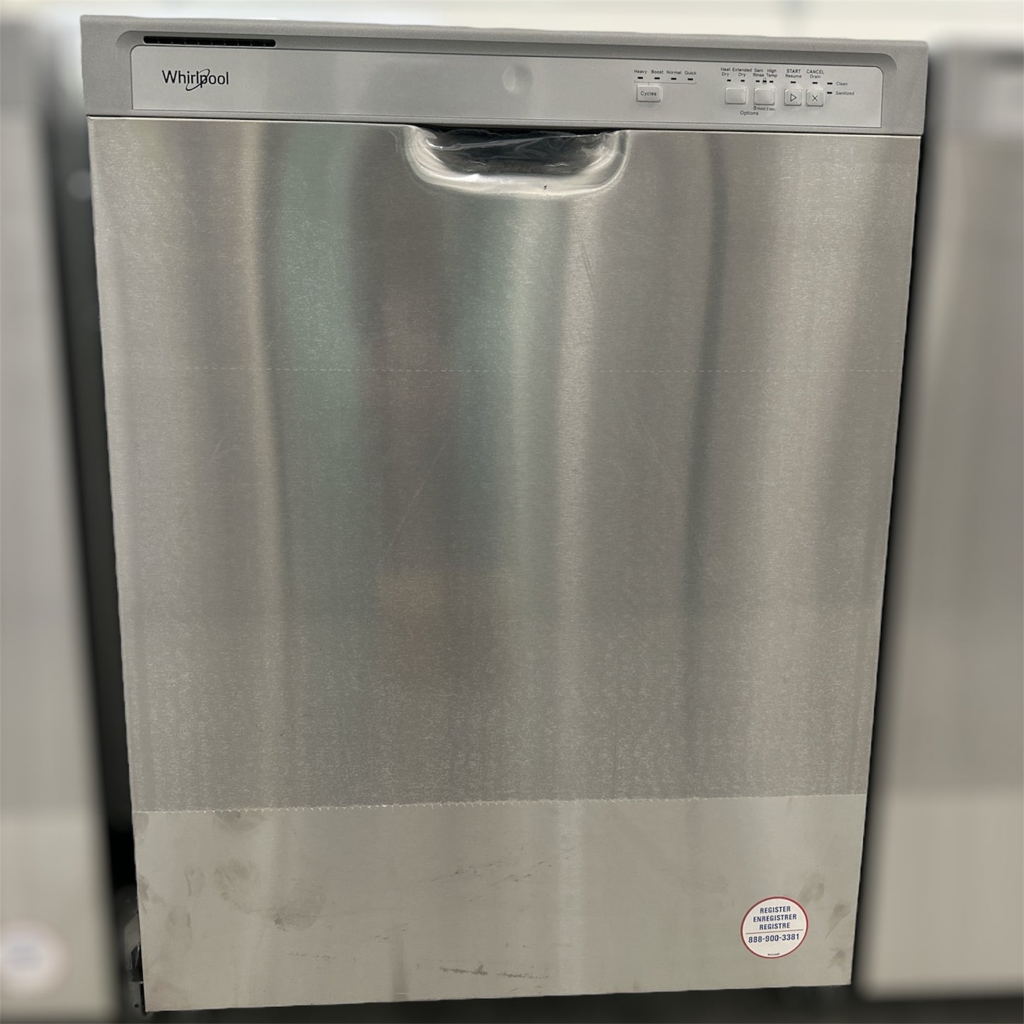 New, Open Box: Whirlpool Quiet Dishwasher with Boost Cycle - 39CAO220