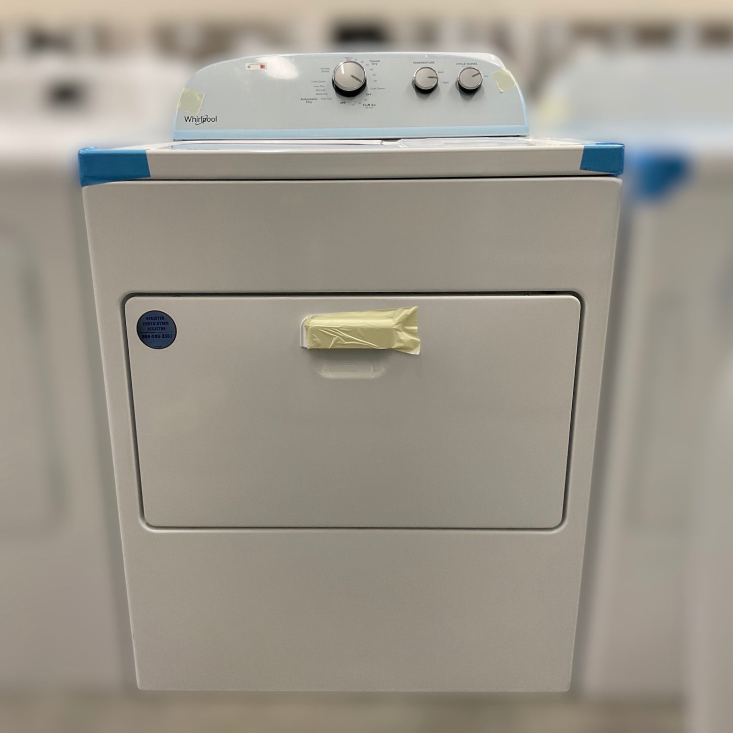 *OF*New, Open Box: Whirlpool 7.0 cu. ft. Electric Dryer with AutoDry™ Drying System - 57CAO262