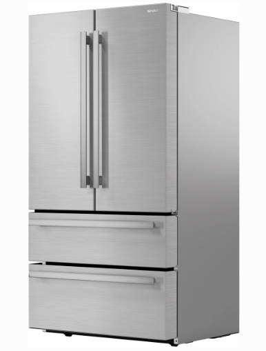 Sharp - SJG2351FS - French 4-Door Counter Depth Refrigerator
