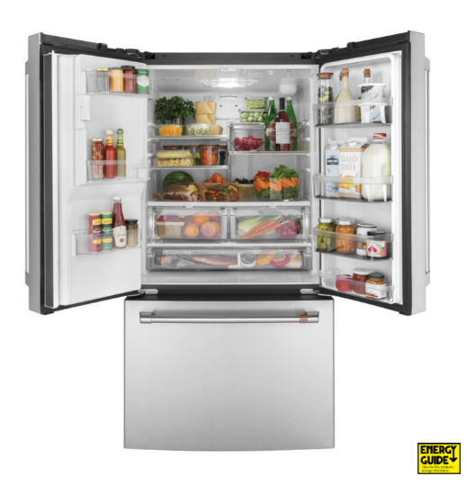 GE CAFE - CFE26KP2NS1 - 25.6 Cubic Foot French Door Refrigerator - Stainless Steel
