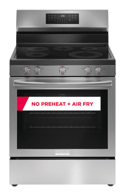 Frigidaire Gallery - GCRE3060BF - 30″ Freestanding Electric Range – Stainless Steel
