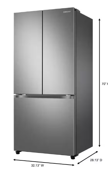 Samsung- RF18A5101SR - 3 Door Counter Depth French Door in Stainless Steel