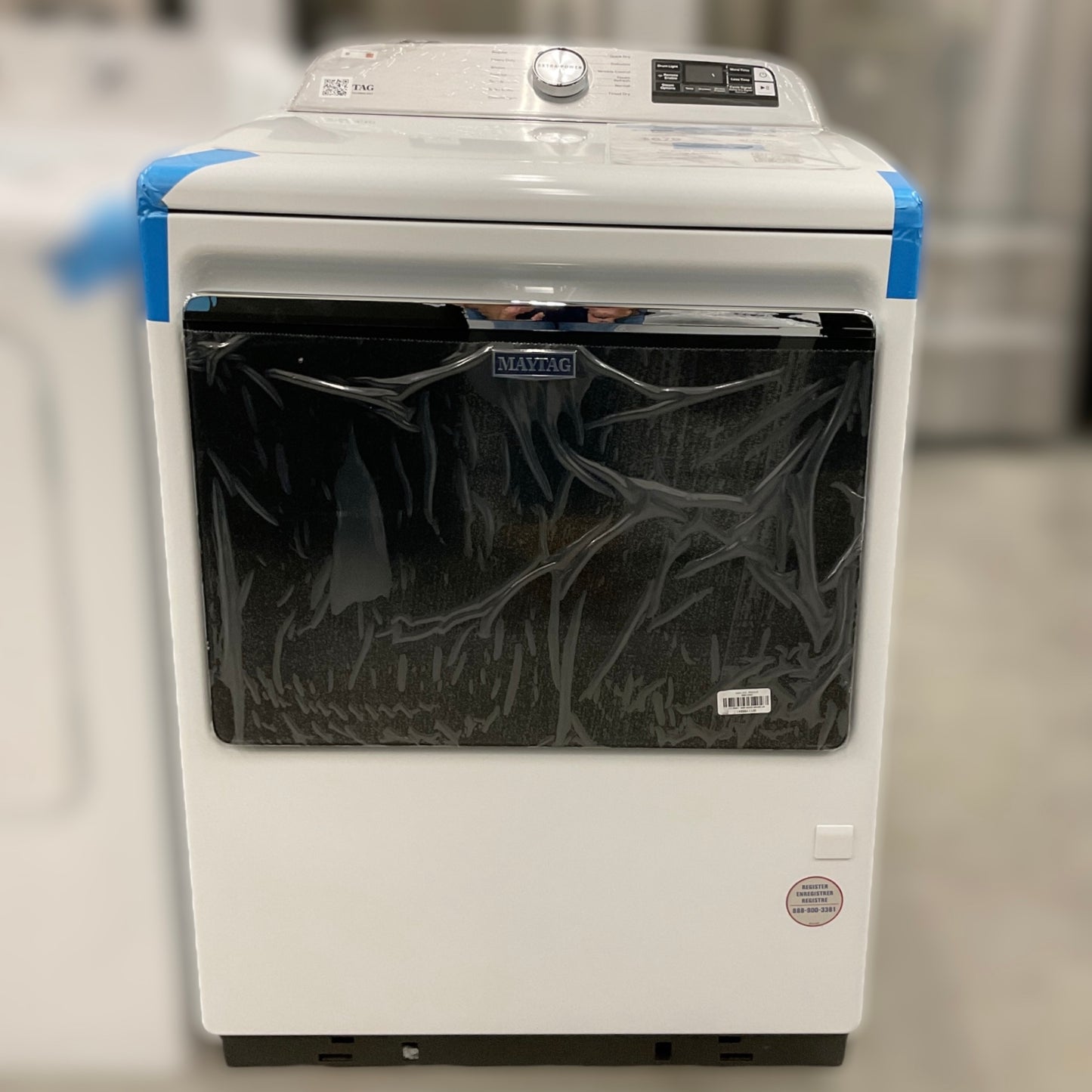 *OF*New, Open Box: Maytag Smart Gas Dryer with Extra Power - 7.4 cu. ft. - 67CAO437