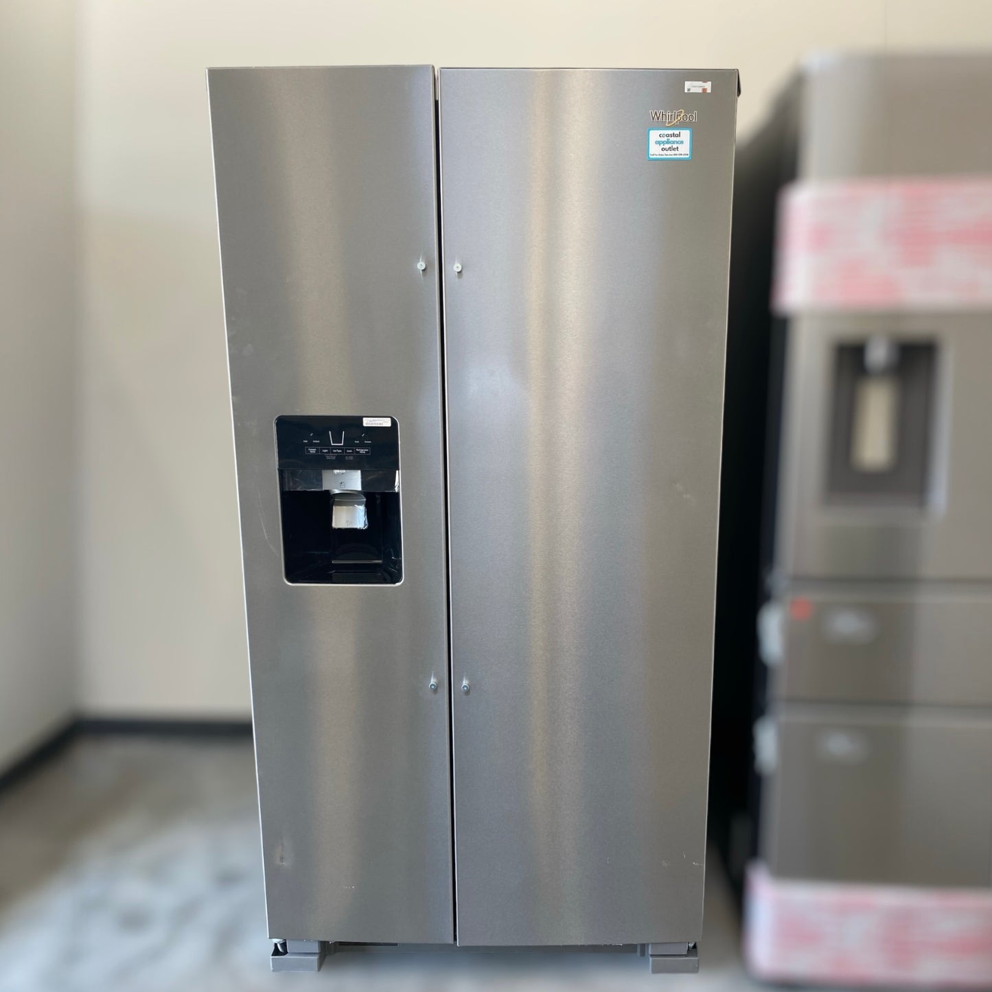 Whirlpool - WRS325SDHZ - 36-inch Wide Side-by-Side Refrigerator - 25 cu. ft.