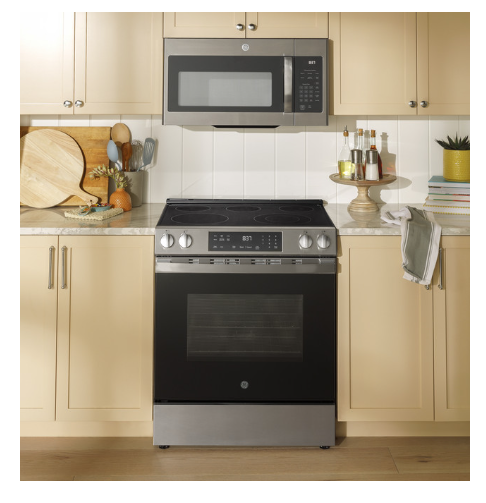 GE- GRS500PVSS - 30 Inch Slide-In Electric Range - Stainless Steel