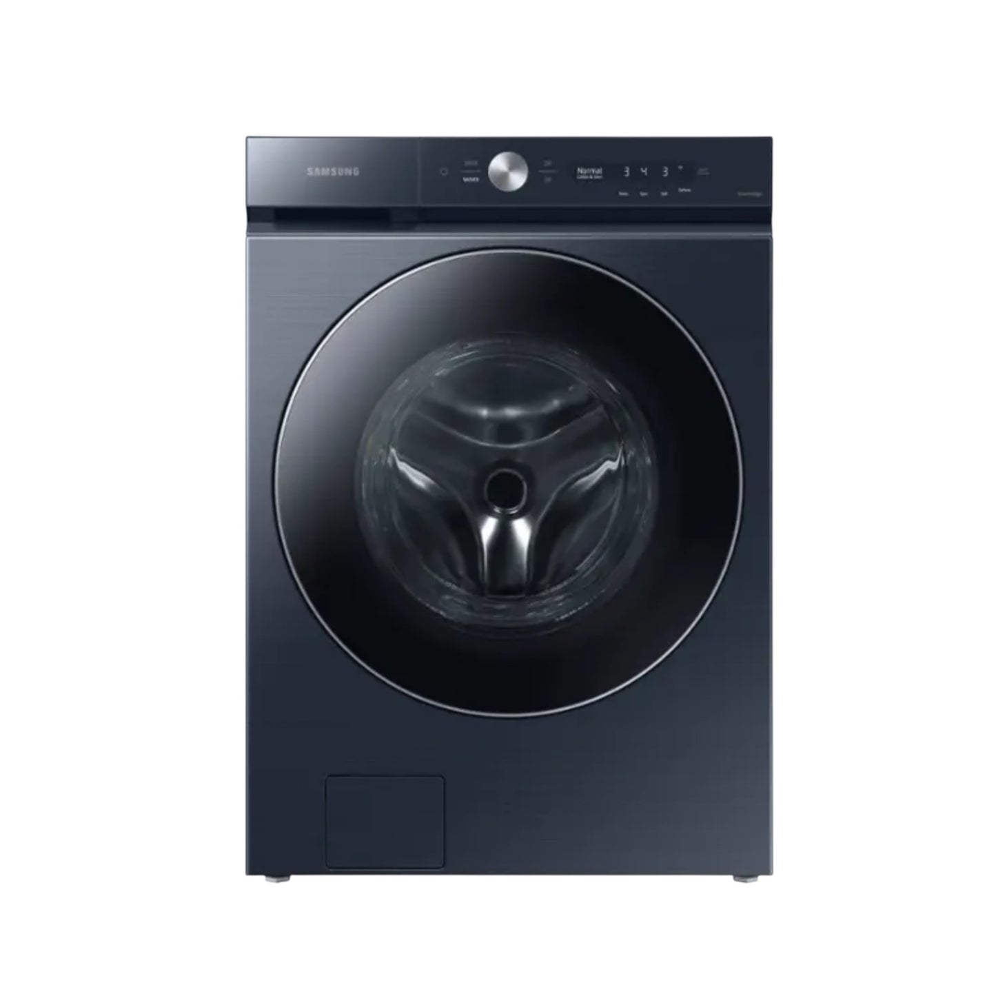 Samsung - WF53BB8900ADUS - BESPOKE 5.3 Cu. Ft. High-Efficiency Stackable Smart Front Load Washer with Steam and AI OptiWash - Brushed Navy