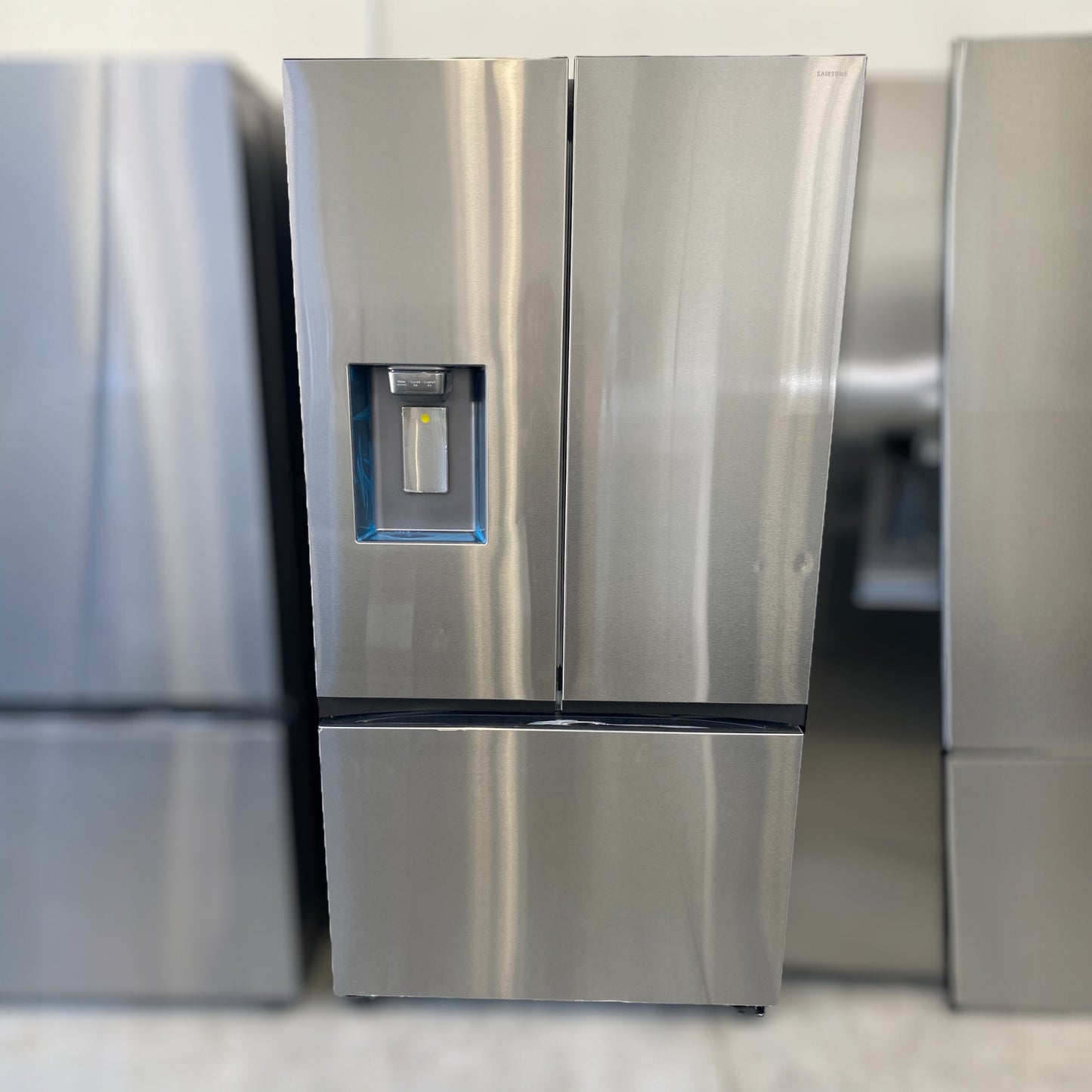 Samsung - RF27CG5B10SRAA - 26 Cu Ft Mega Capacity Counter‑Depth 3‑Door French‑Door Refrigerator
