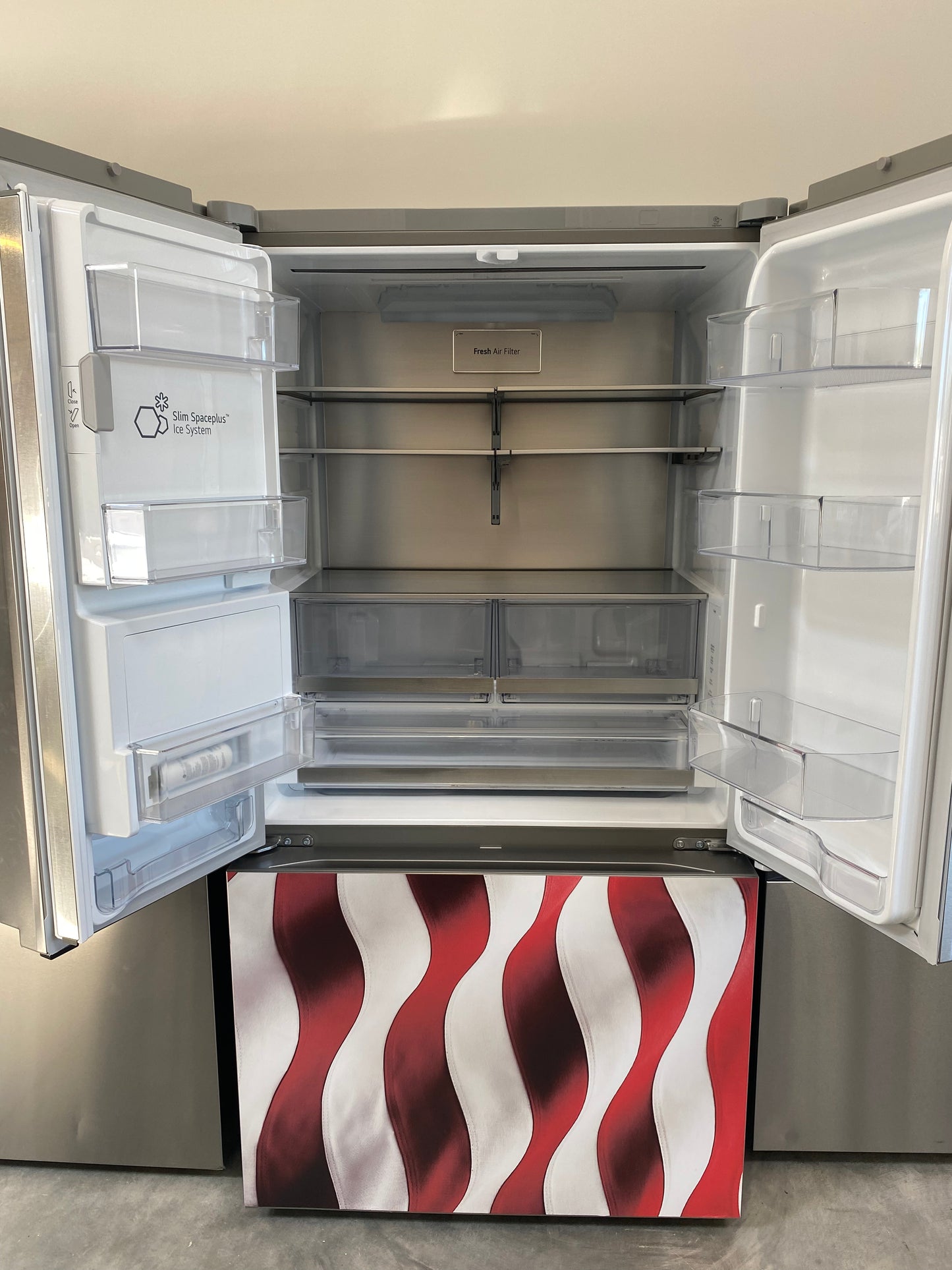 LG - LRYXC2606S - 26 cu. ft. Smart Counter-Depth MAX™ French Door Refrigerator with Four Types of Ice