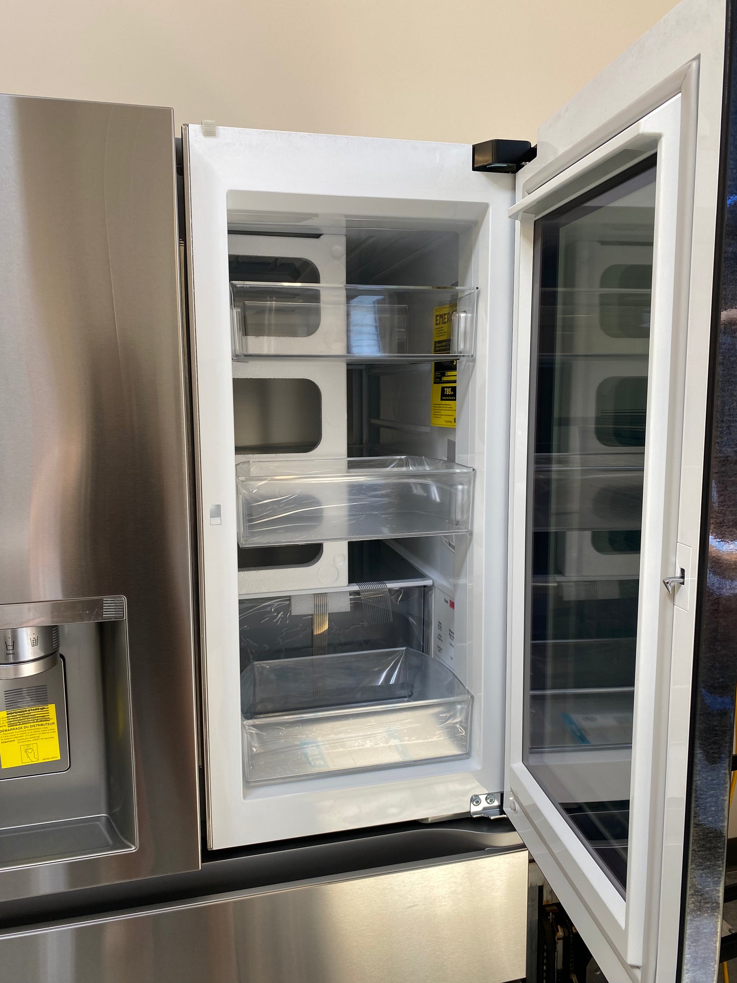 LG - LH29S8565S - 29 cu. ft. Smart InstaView® Door-in-Door® Standard-Depth MAX™ 4-Door French Door Refrigerator with MyColor™ and Craft Ice™