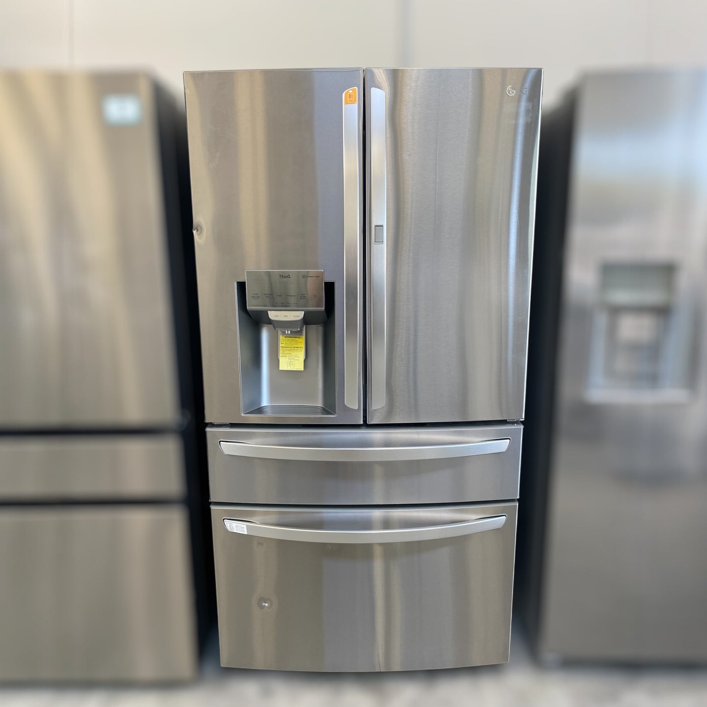 LG - LRMDC2306S - 23 cu. ft. Smart Counter-Depth Refrigerator with Craft Iceā¢