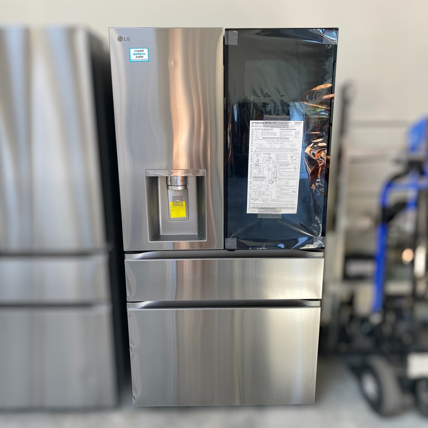 LG - LH29S8565S - 29 cu. ft. Smart InstaView® Door-in-Door® Standard-Depth MAX™ 4-Door French Door Refrigerator with MyColor™ and Craft Ice™