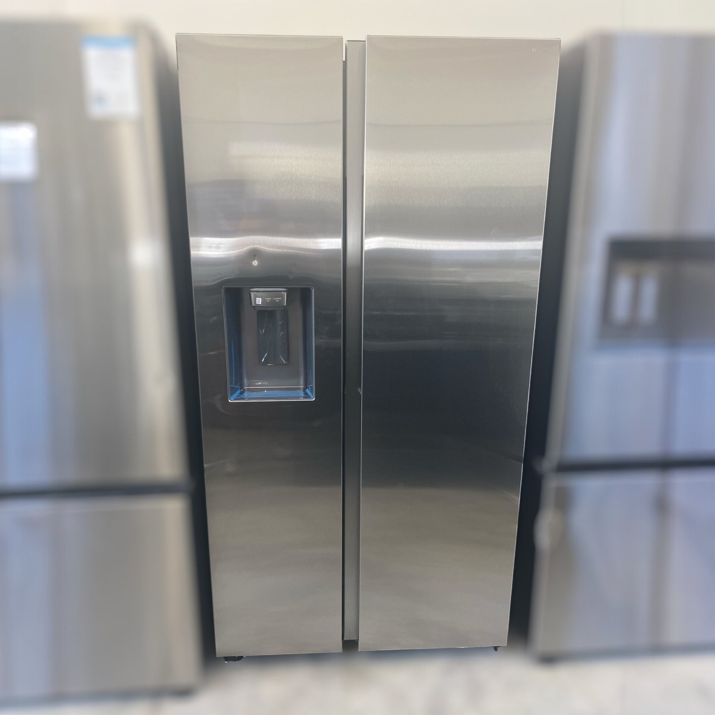 Samsung - RS27T5200SR/AA - 27.4 cu. ft. Large Capacity Side-by-Side Refrigerator in Stainless Steel