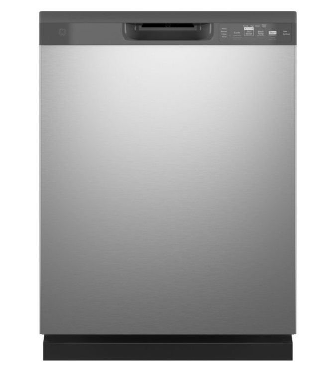New, In Box: GE ENERGY STAR Dishwasher with Front Controls - GDF535PSRSS