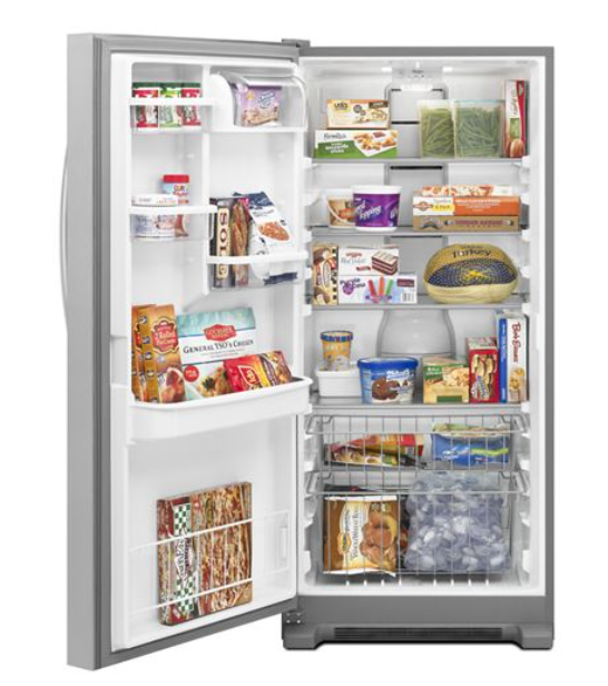 Whirlpool - WSZ57L18DM - 18 cu. ft. SideKicks® All-Freezer – Monochromatic Stainless Steel