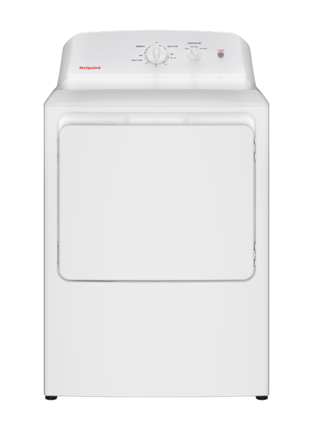 New, In Box: Hotpoint® 4.0 cu. ft. Capacity Washer & Hotpoint® 6.2 cu. ft. Capacity Electric Dryer - HTW265ASWWW & HTX26EASWWW