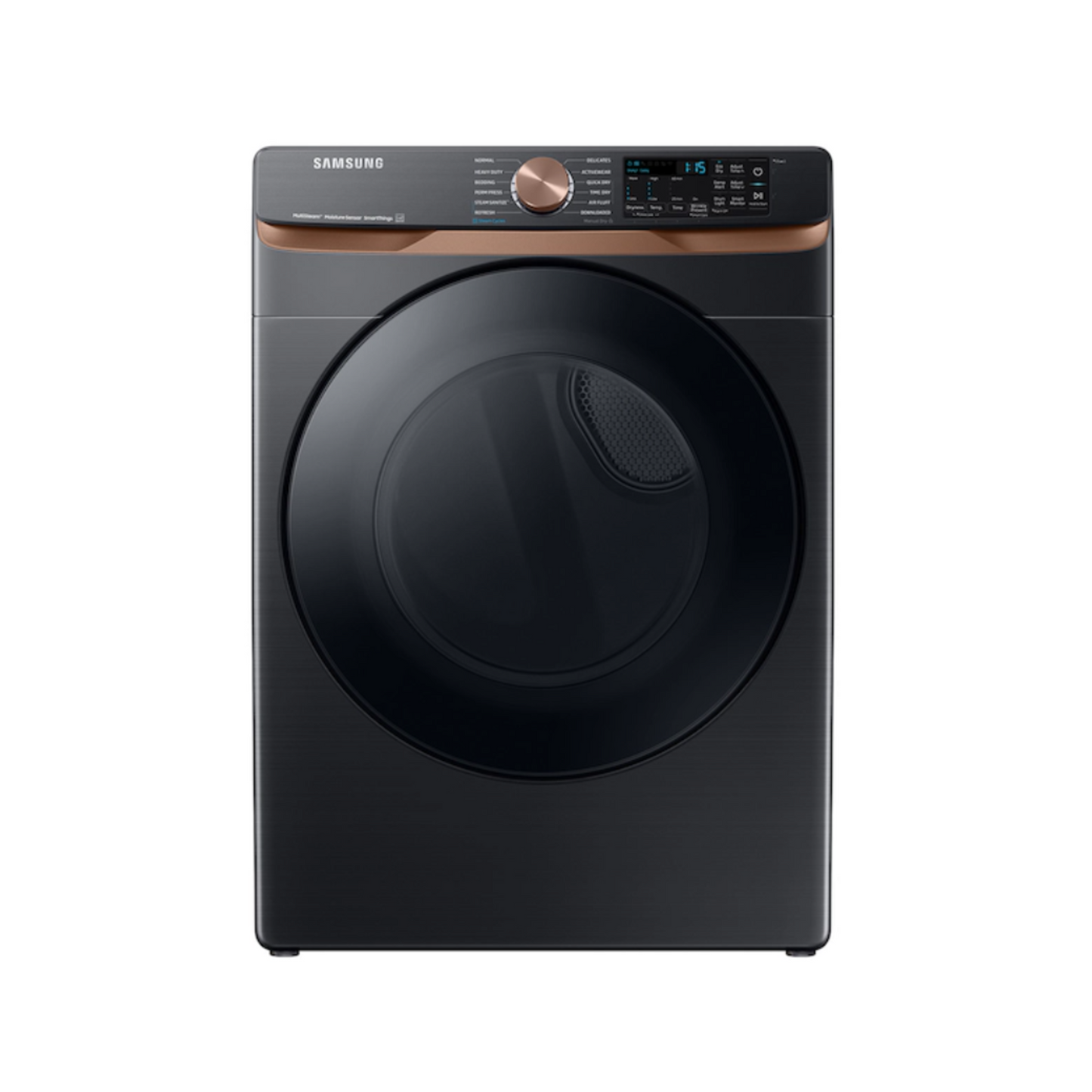 Samsung - WF50BG8300AVUS - 5.0 cu. ft. Extra Large Capacity Smart Front Load Washer with Steam & DVG50BG8300VA3 - 7.5 Cu Ft Smart Gas Dryer – Brushed Black
