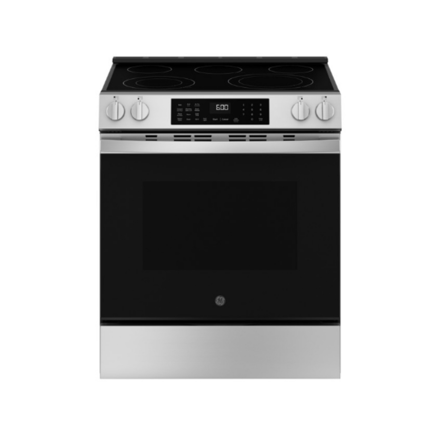 GE - GRS600AVFS - 30 Inch Slide-In Electric Range - Stainless Steel