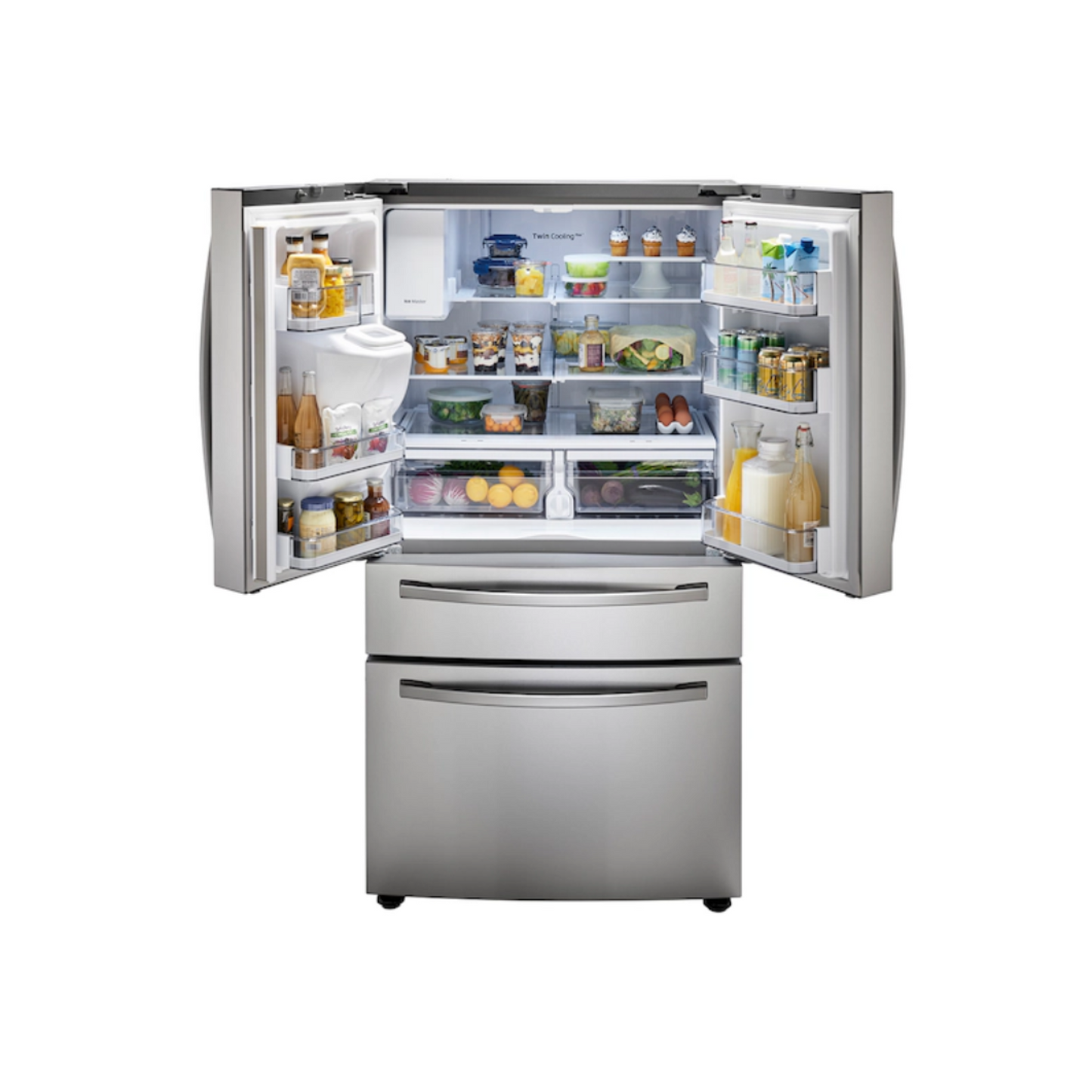 Samsung - RF28R7201SR - 28 Cu Ft 4‑Door French‑Door Refrigerator