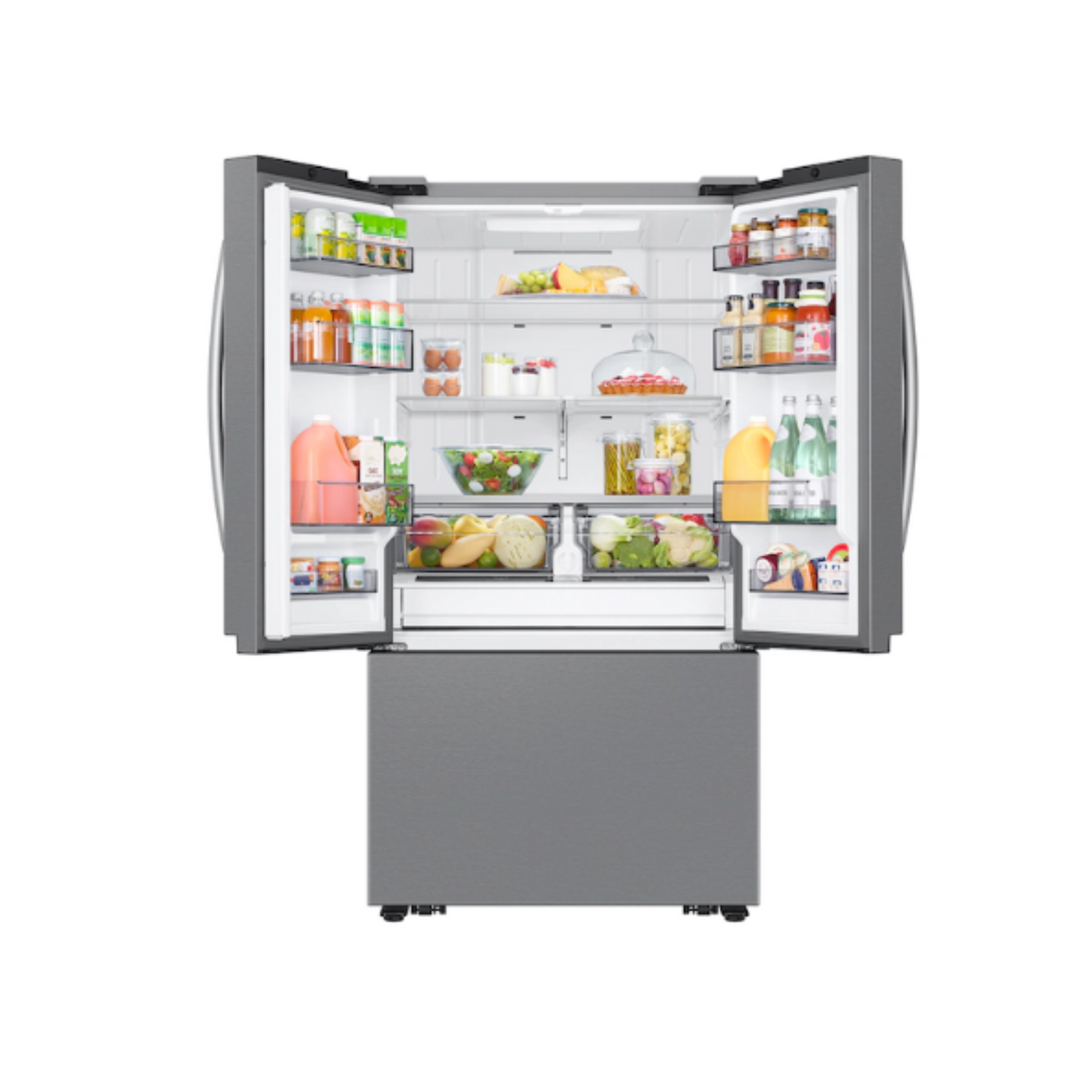 Samsung - RF32CG5100SRAA - 32 Cu Ft Mega‑Capacity 3‑Door French‑Door Smart Refrigerator
