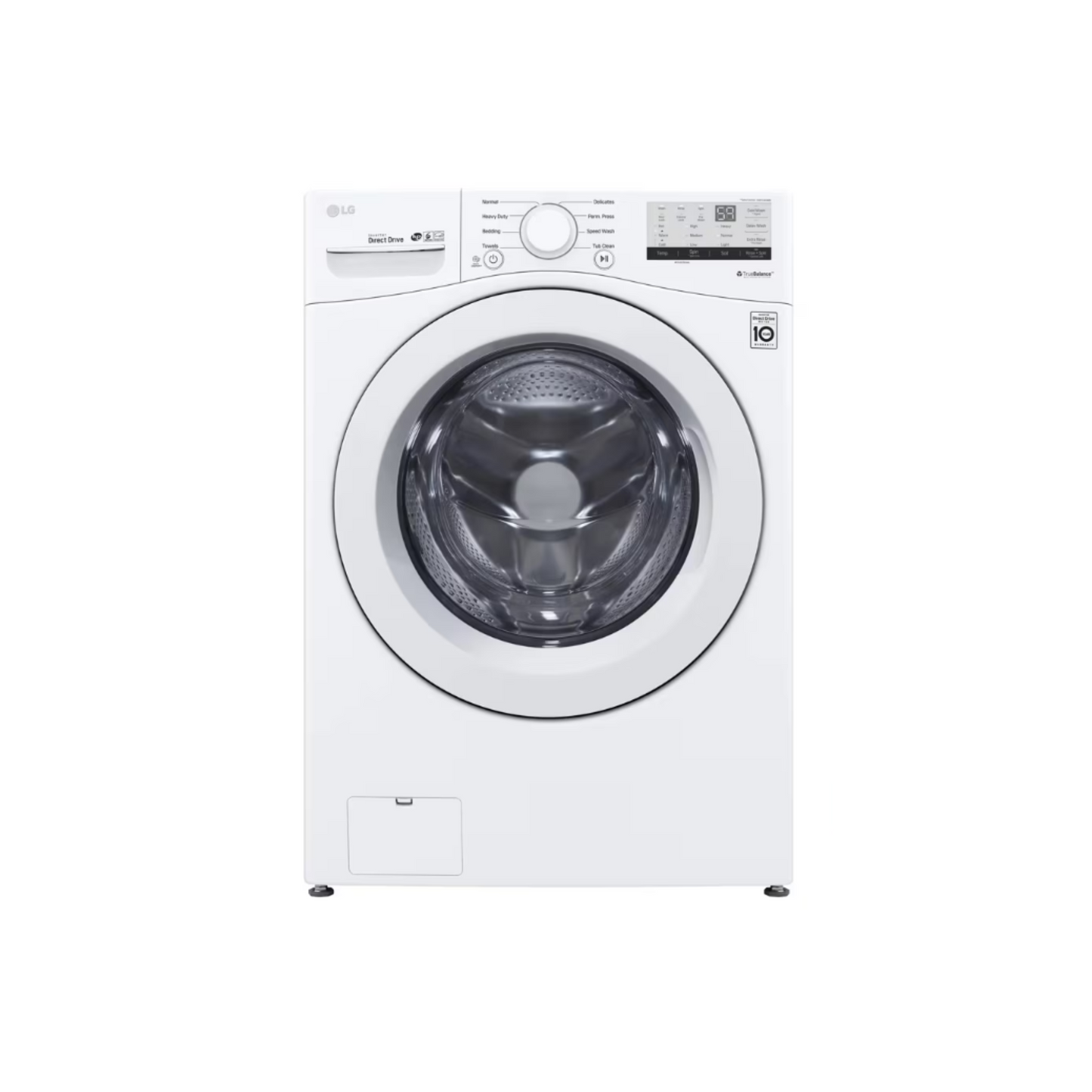 LG - WM3400CW - 4.5 Cu. Ft. Stackable Front Load Washer / WM3470CW - 5.0 cu. ft. Stackable Front Load Washer & DLE3470W - 7.4 cu. ft. Vented Stackable Electric Dryer