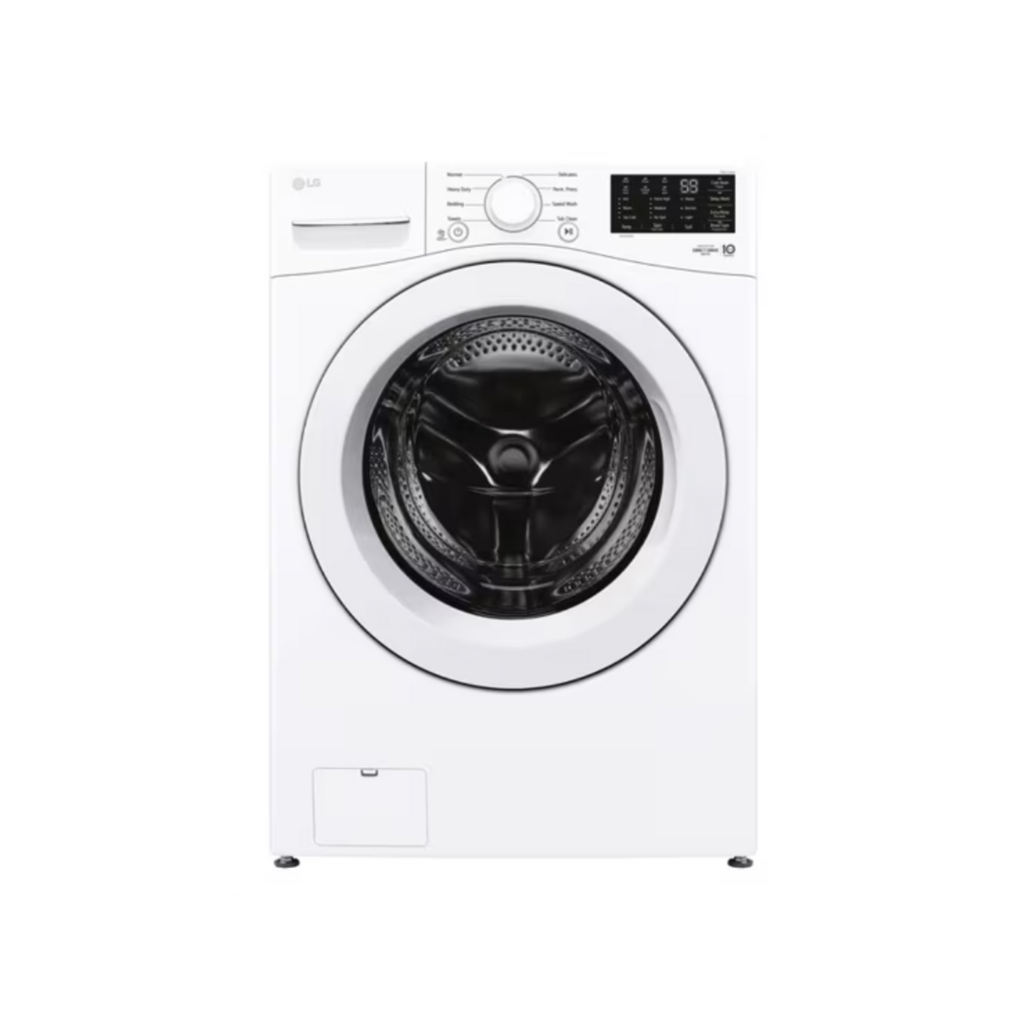 LG - WM3400CW - 4.5 Cu. Ft. Stackable Front Load Washer / WM3470CW - 5.0 cu. ft. Stackable Front Load Washer & DLE3470W - 7.4 cu. ft. Vented Stackable Electric Dryer