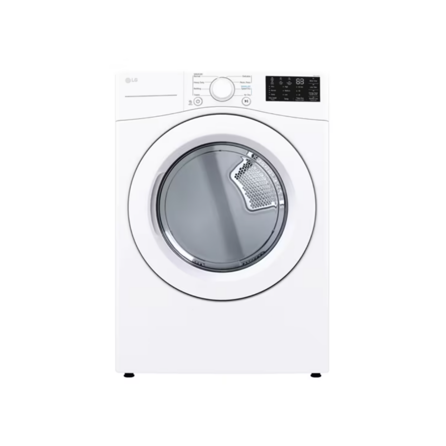 LG - WM3400CW - 4.5 Cu. Ft. Stackable Front Load Washer / WM3470CW - 5.0 cu. ft. Stackable Front Load Washer & DLE3470W - 7.4 cu. ft. Vented Stackable Electric Dryer