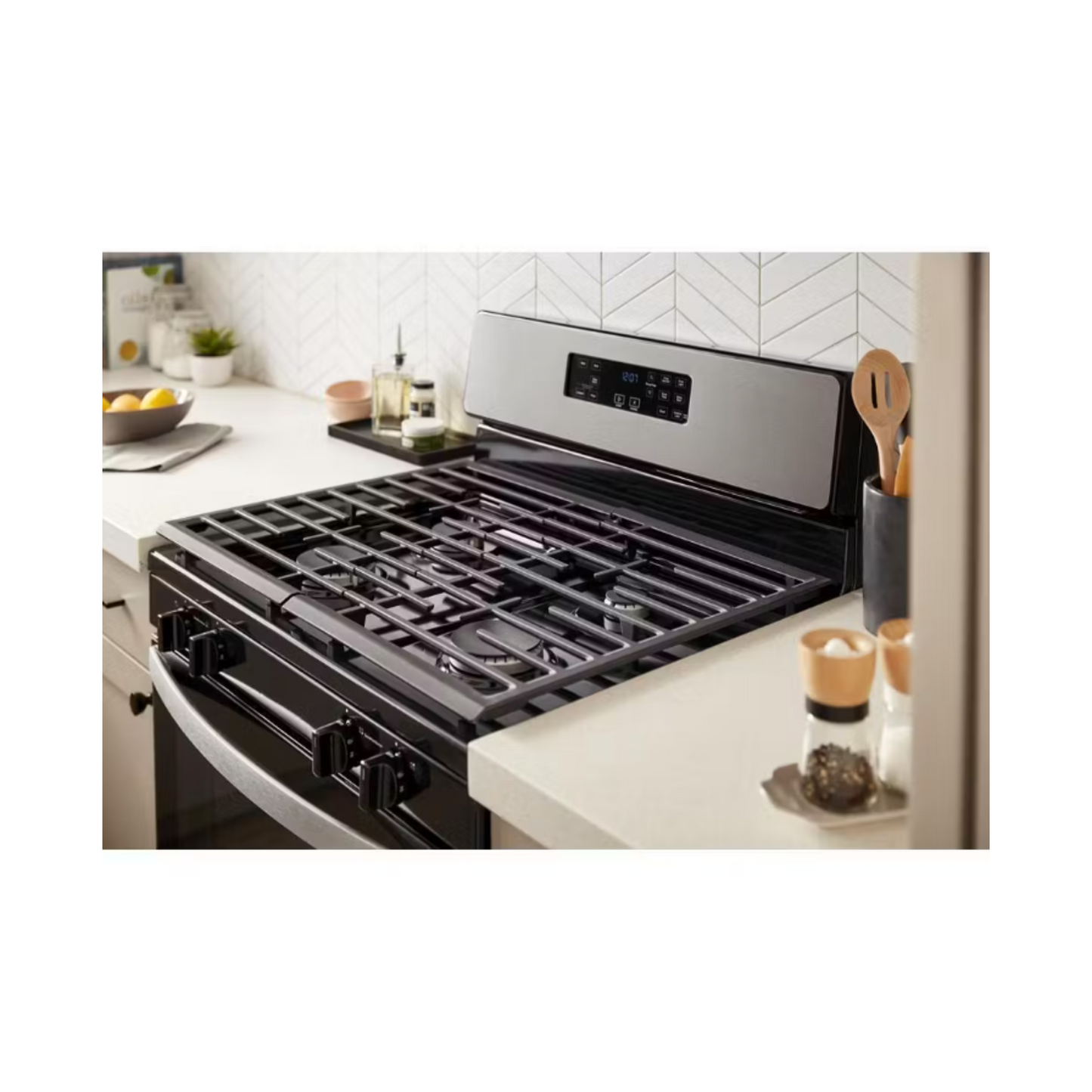Whirlpool - WFG320M0MS - 5.1 cu.ft. Free-Standing Gas Range with Broiler Drawer