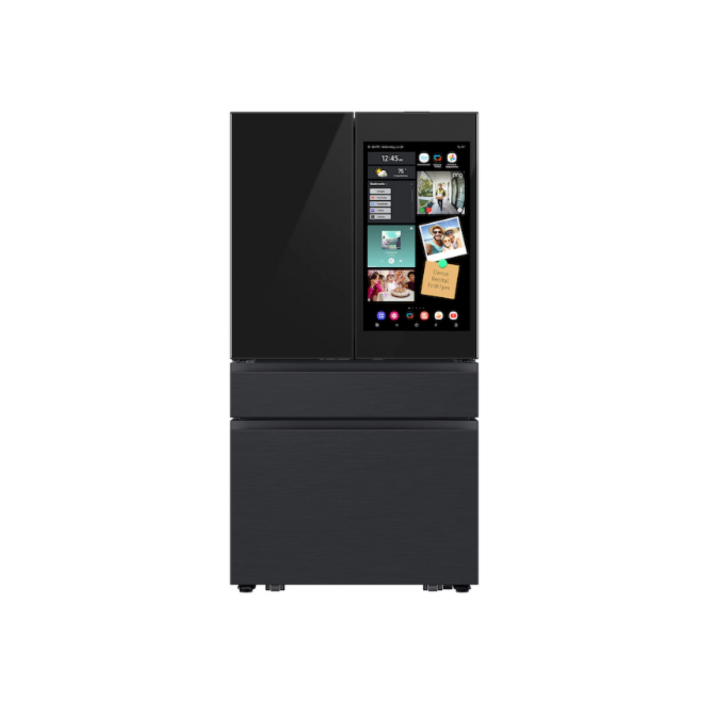 Samsung - RF90F29AECEAA - 28.6 Cu Ft Bespoke 4‑Door French‑Door Refrigerator with AI Family Hub™+ & AI Vision Inside™