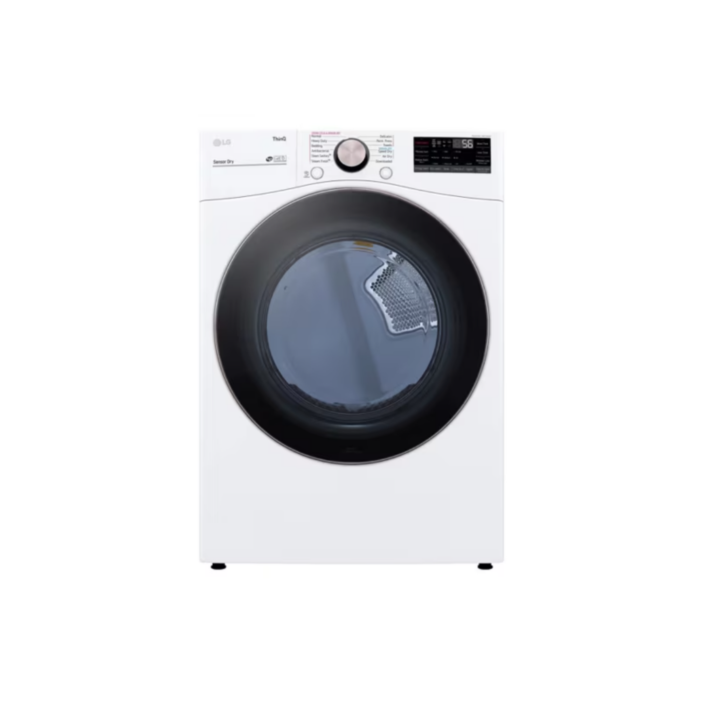 LG - DLEX4000W - 7.4 cu. ft. Large Capacity Front Load Electric Dryer