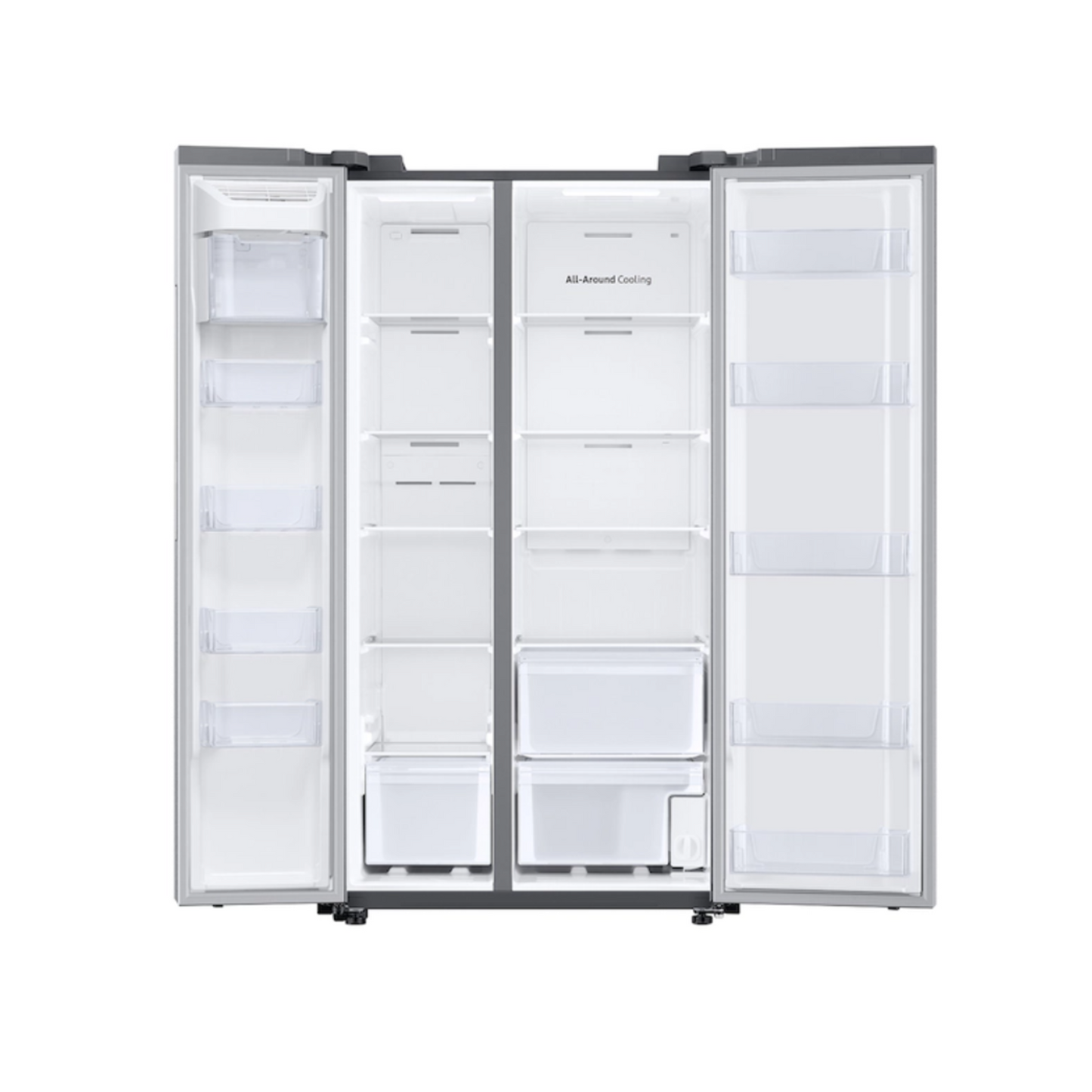 Samsung - RS28A500ASR/AA - 28 cu. ft. Smart Side-by-Side Refrigerator in Stainless Steel
