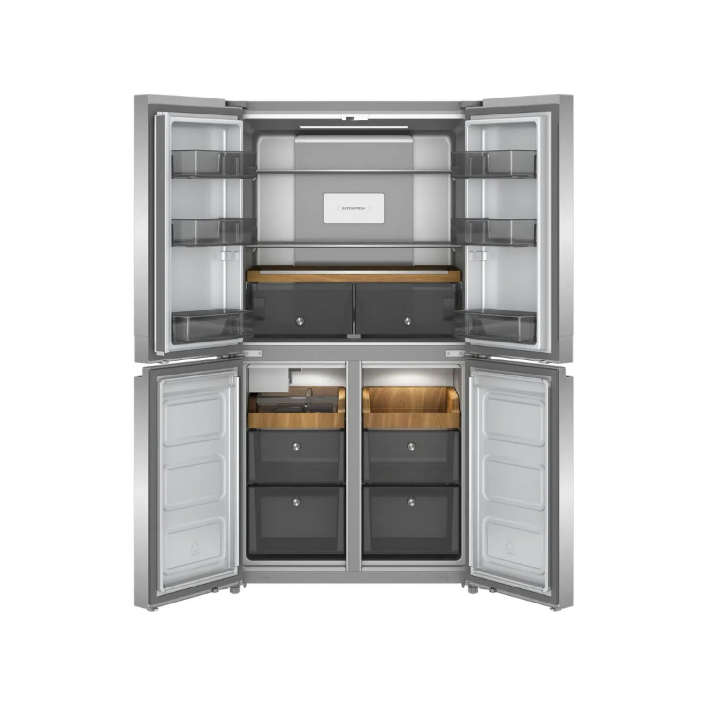 KitchenAid - KRQC506MPS - 19.4 cu. ft. 36-inch wide Counter-Depth 4-Door Refrigerator with PrintShield™ Finish