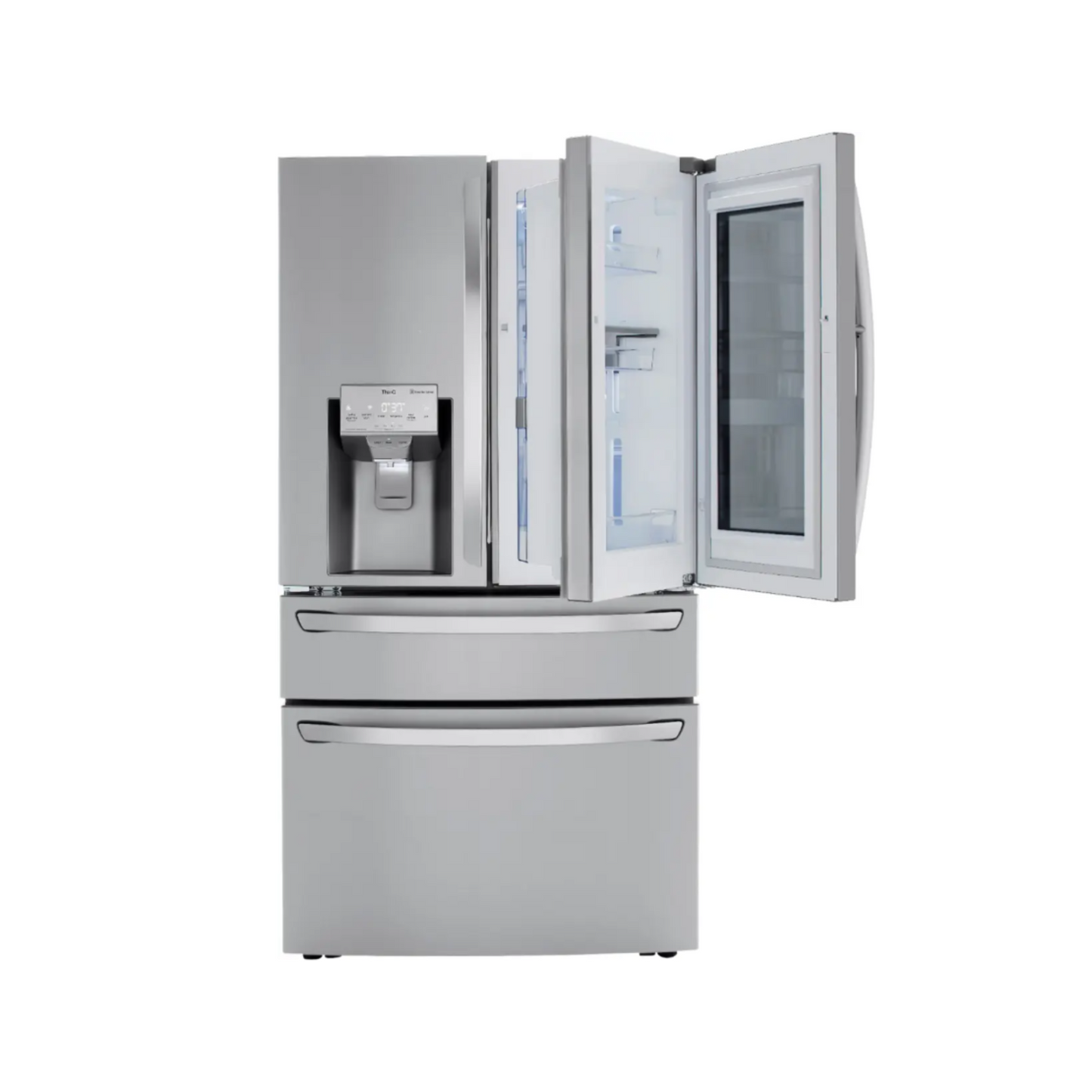 LG - LRMDC2306S - 23 cu. ft. Smart Counter-Depth Refrigerator with Craft Iceā¢