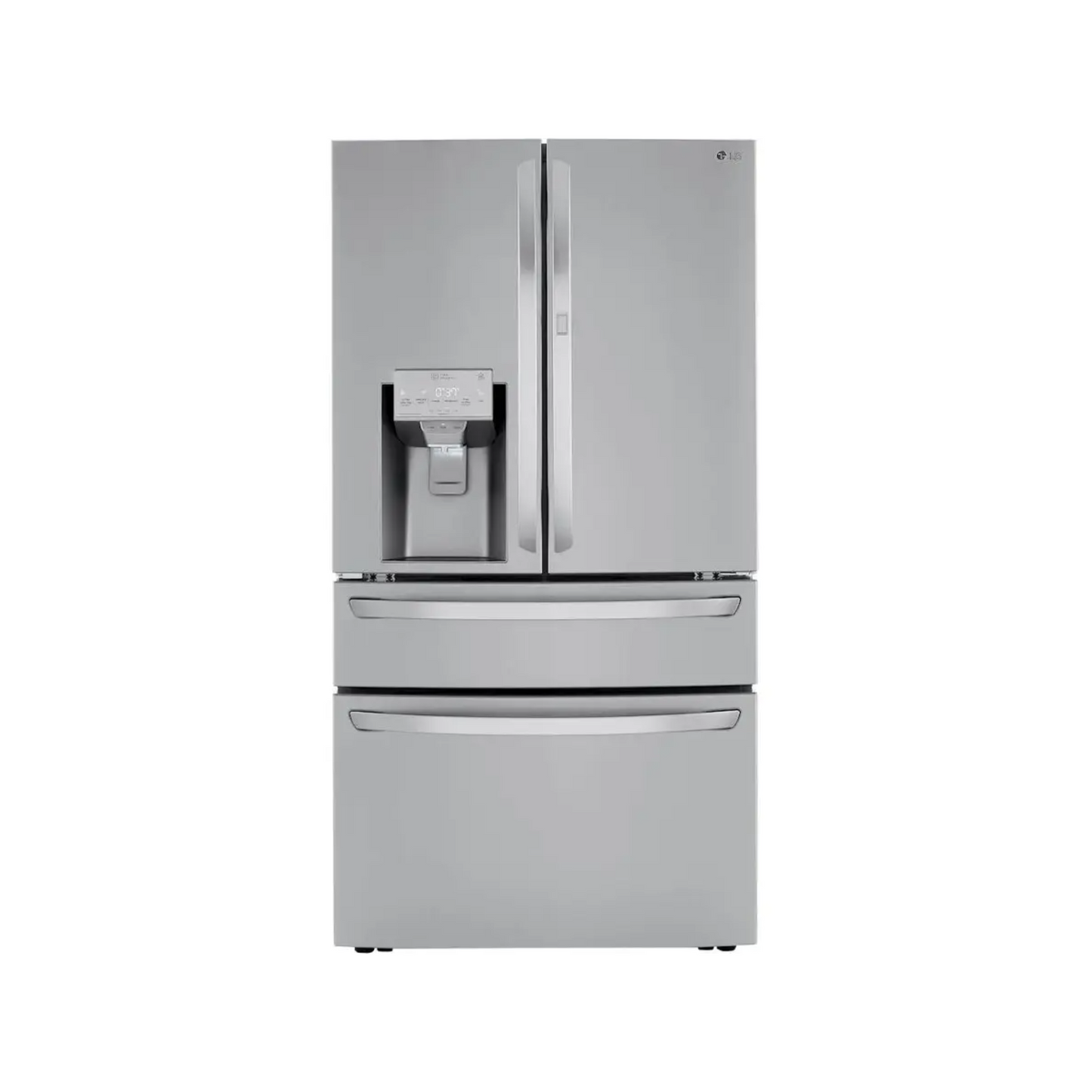 LG - LRMDS3006S - 30 cu. ft. 36-inch Wide French Door Refrigerator - Stainless Steel