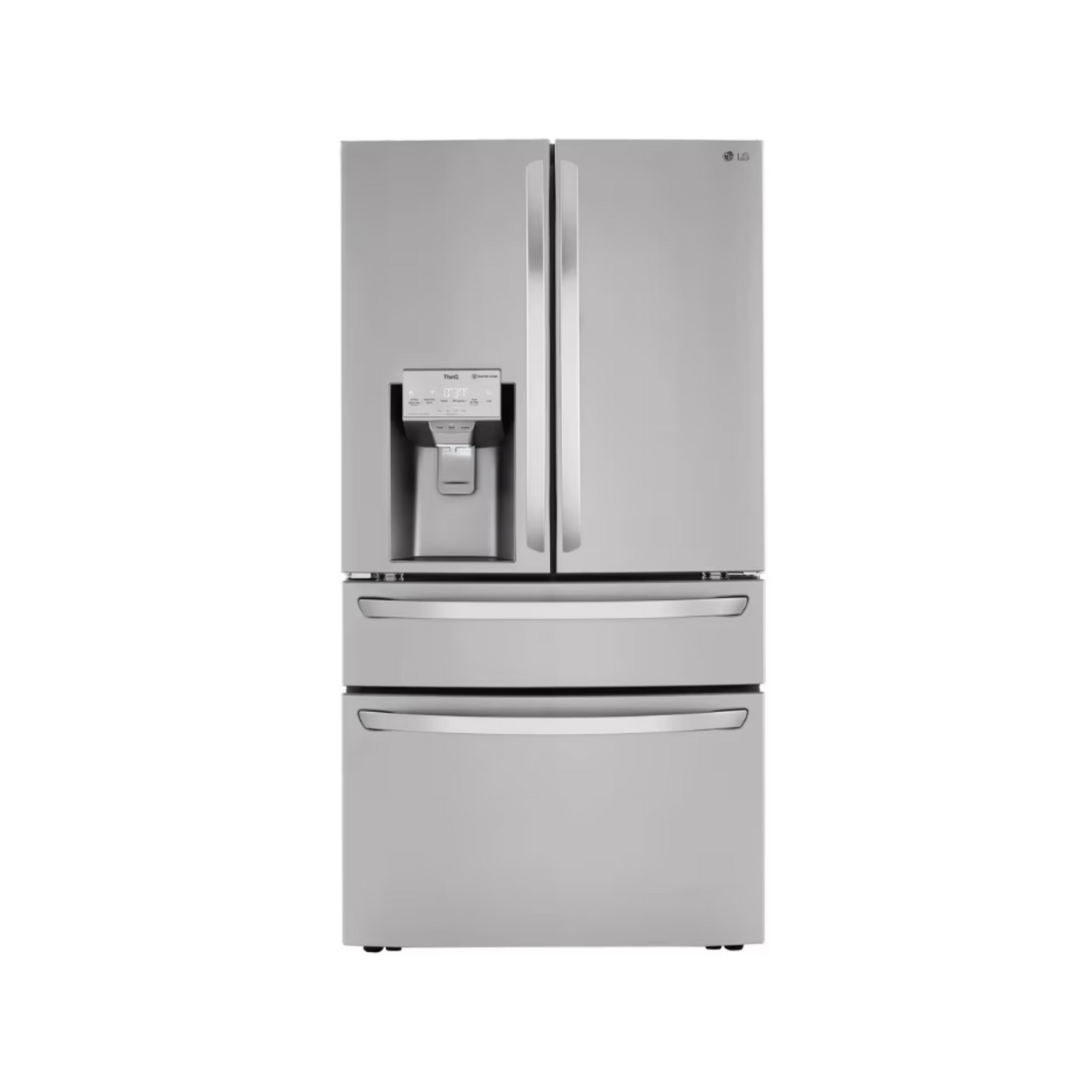 LG - LRMXS3006S - 30 cu ft. Smart French Door Refrigerator with Craft Ice⢠& Full-Convert⢠Drawer