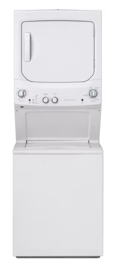 Crosley - XUD27ESSMWW - 27" Unitized Spacemaker® Stack Laundry Center – White