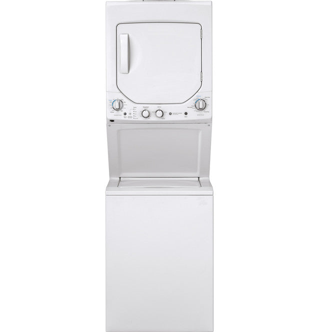 GE - GUD24ESSMWW - 2.3 cu. ft. Capacity Washer with Stainless Steel Basket and 4.4 cu. ft. Capacity Electric Dryer