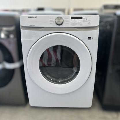 Samsung - WF45T6000AW/A5 – 4.5 Cu. Ft. Front Load Washer with Vibration Reduction Technology+ & DVE45T6000W/A3 – 7.5 Cu. Ft. Electric Dryer with Sensor Dry