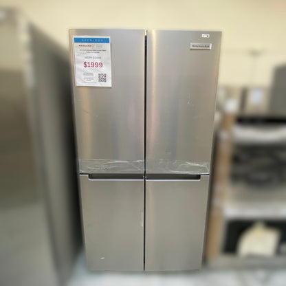 New, Open Box: KitchenAid 19.4 Cu. Ft. 36-inch Wide Counter-Depth 4-Door Refrigerator - 117CAO1038