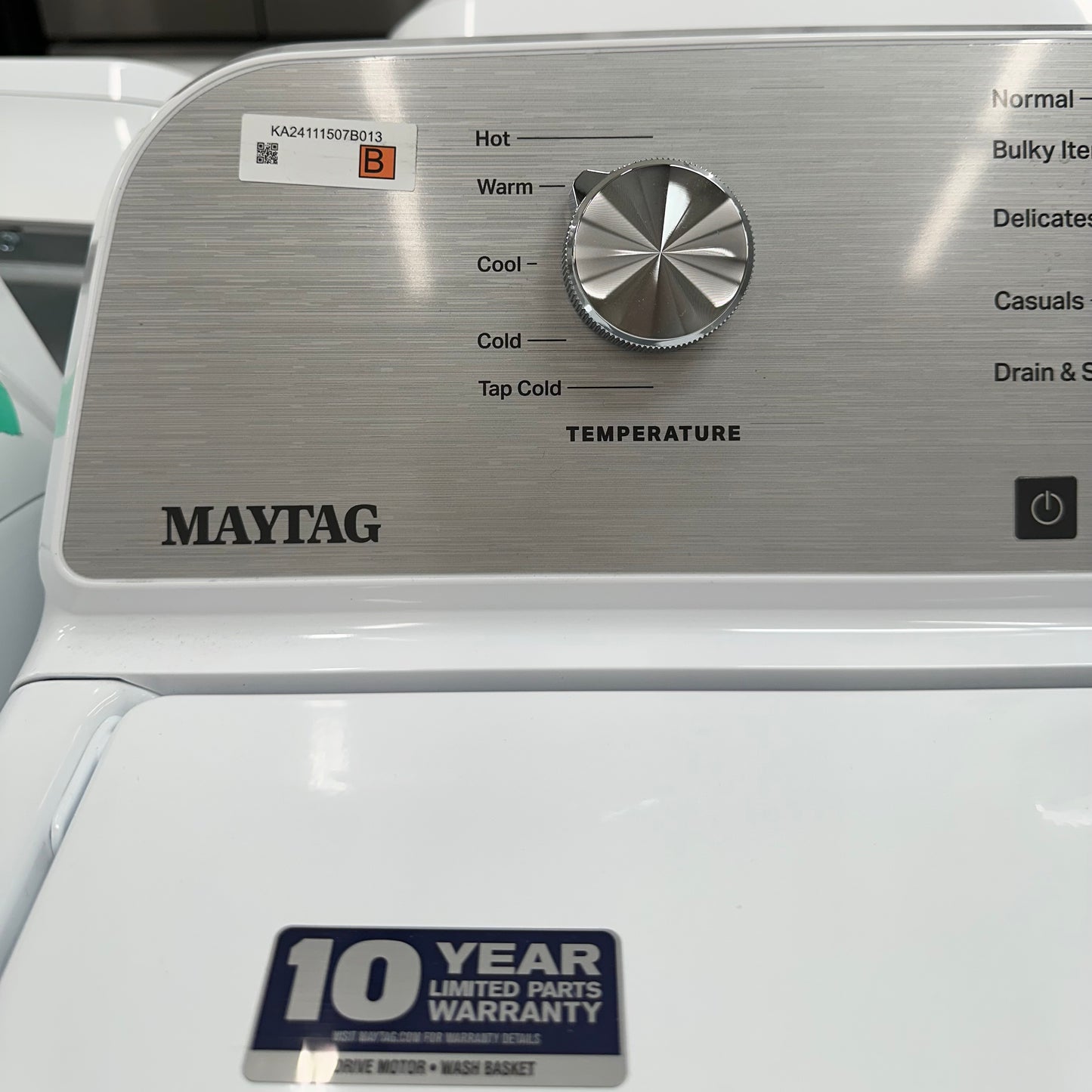 Open Box: Maytag Top Load Washer with Deep Fill - 4.5 cu. ft. - 91CAO280