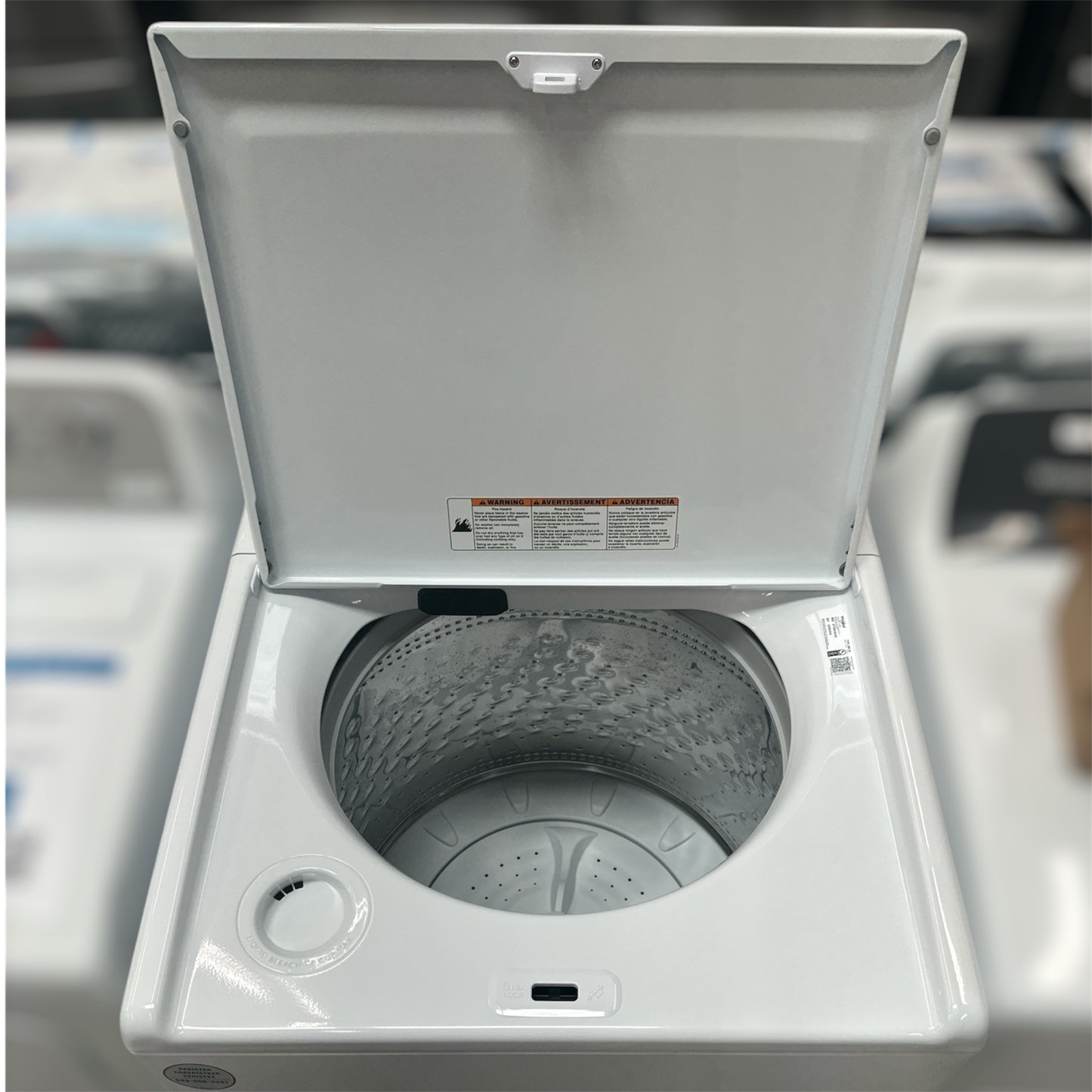 Open Box: Whirlpool 4.6 Cu. Ft. Top Load Impeller Washer with Built-in Faucet - 101CAO297