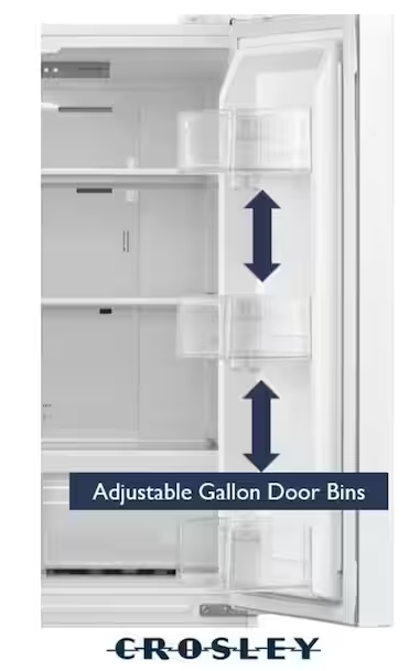 CROSLEY - CFDMH1834AW - 30" Wide White Counter Depth French Door Refrigerator