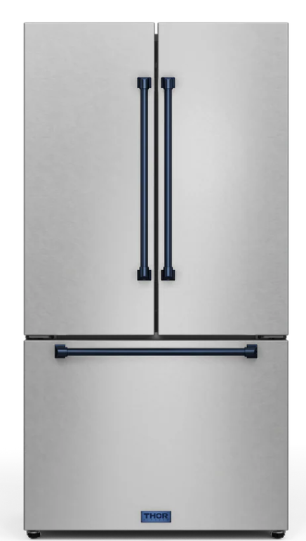 THOR- RF3621CTD99 - 36" Gordon Ramsay Series 20.3 Cu Ft French Door Counter Depth Refrigerator With Ice Maker in Stainless Steel