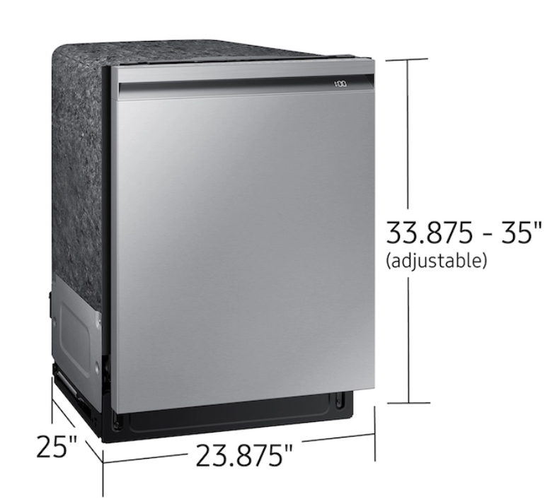 Samsung - DW80B7070US - 24 in. Top Control Stainless Steel Tub Dishwasher w/ AutoRelease Door - 42dBA
