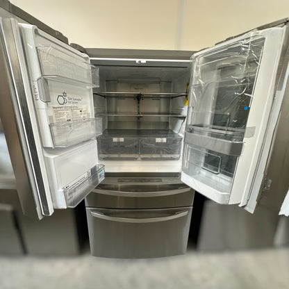 LG - LRMVS3006S - 30 cu. ft. Smart InstaView® Door-in-Door® Refrigerator with Craft Ice (Scratch & Dent)