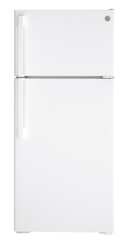 GE - GTS17DTNRWW - 16.6 Cu. Ft. Top‑Freezer Refrigerator – White