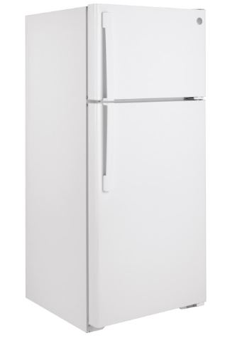 GE - GTS17DTNRWW - 16.6 Cu. Ft. Top‑Freezer Refrigerator – White