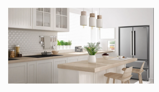 Sharp - SJG2351FS - French 4-Door Counter Depth Refrigerator