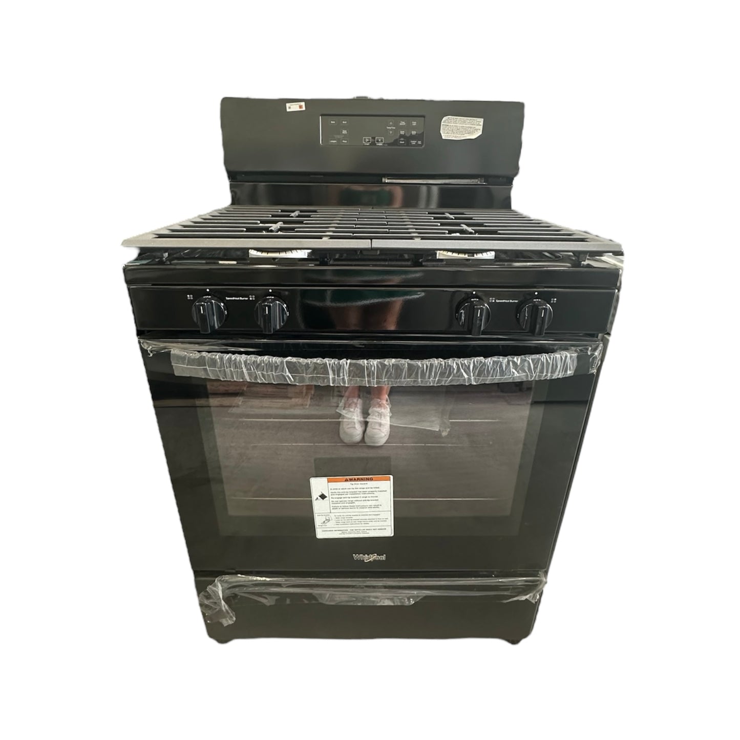 Whirlpool - WFG320M0MB - 5.1 cu.ft. Free-Standing Gas Range with Broiler Drawer