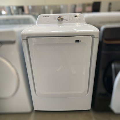 Samsung - WA45T3200AW – 4.5 Cu. Ft. Top Load Washer with Vibration Reduction Technology+ &  DVE45T3200W – 7.2 Cu. Ft. Electric Dryer with Sensor Dry