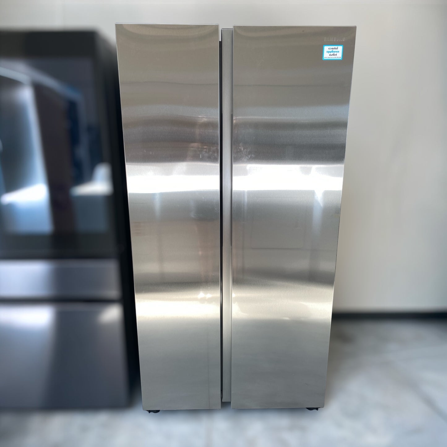Samsung - RS28A500ASR/AA - 28 cu. ft. Smart Side-by-Side Refrigerator in Stainless Steel